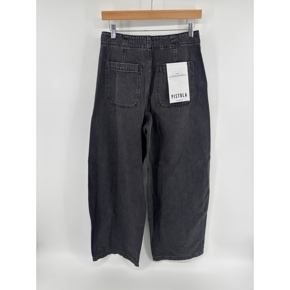 NWT Pistola Lottie High Rise Relaxed Bowed Leg Jeans 27 (meas 28) Barrel $208 - Picture 8 of 16